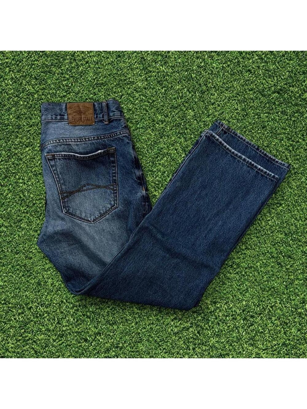 Vintage Aeropostale Bootcut Flare Blue Jeans Tagged 32 Fits 34